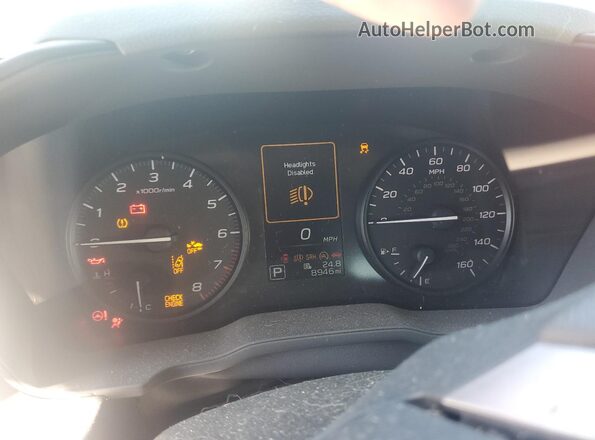 JF1GUABC6R8855287 2024 SUBARU IMPREZA Красный Вид щитка приборов