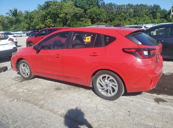 JF1GUABC6R8855287 2024 SUBARU IMPREZA Красный Задняя левая четверть