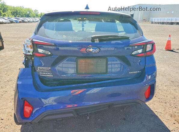JF1GUABC6S8210466 2025 SUBARU IMPREZA Синий Вид сзади