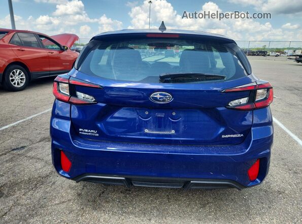 JF1GUABC6S8303228 2025 SUBARU IMPREZA Blue Հետևի տեսք