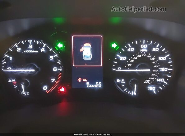 JF1GUABCXR8880967 2024 SUBARU IMPREZA Silver Widok tylnych siedzeń