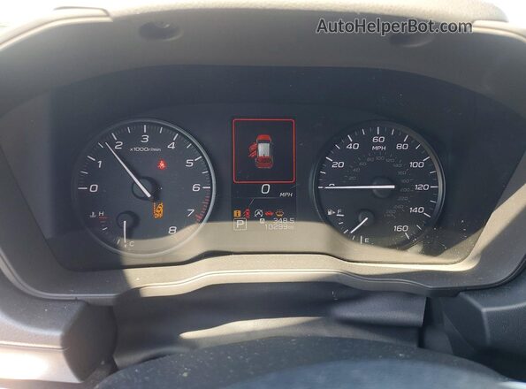 JF1GUABCXS8261839 2025 SUBARU IMPREZA Charcoal Instrument cluster view