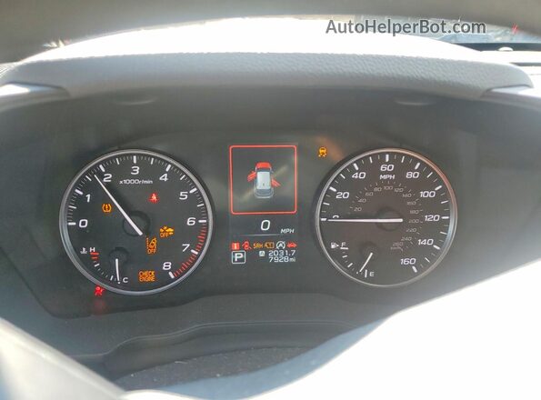 JF1GUAFC3R8885325 2024 SUBARU IMPREZA Silver Vista del cuadro de instrumentos