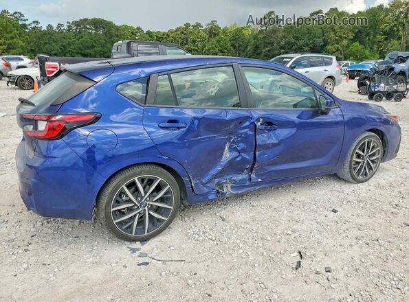 JF1GUAFC4R8232129 2024 SUBARU IMPREZA Blue Задня права чверть
