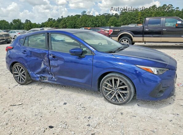JF1GUAFC4R8232129 2024 SUBARU IMPREZA Blue Передня права чверть