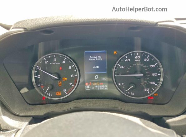 JF1GUAFC4R8232129 2024 SUBARU IMPREZA Blue Вид щитка приладів