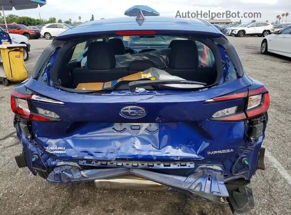 JF1GUAFC5R8328044 2024 SUBARU IMPREZA Синий Вид сзади