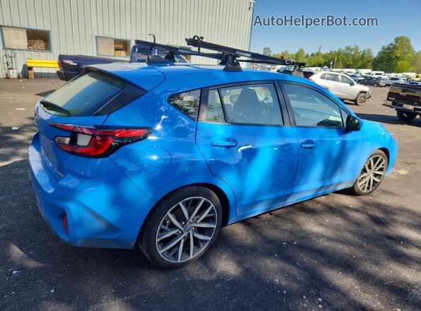 JF1GUAFC5R8392374 2024 SUBARU IMPREZA Синий Задняя правая четверть