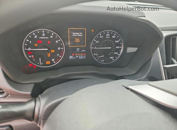 JF1GUAFC6S8201728 2025 SUBARU IMPREZA Black Вид щитка приладів