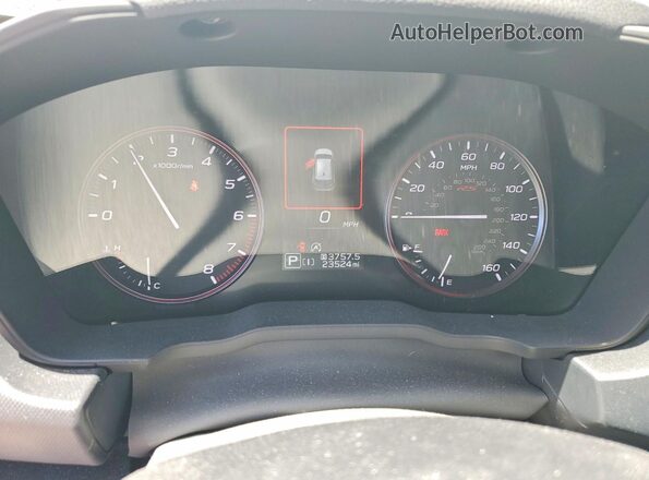 JF1GUHHC4R8899188 2024 SUBARU IMPREZA White Widok zestawu wskaźników