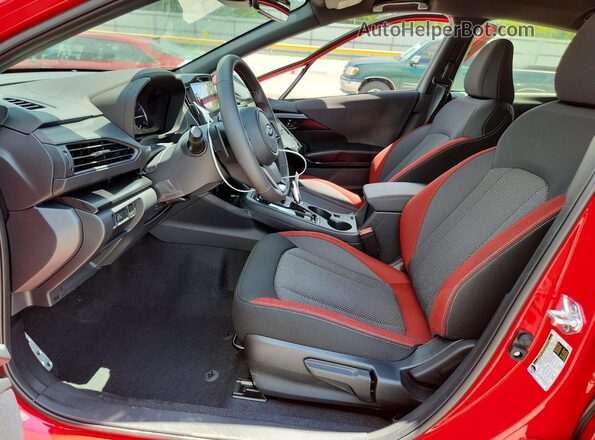 JF1GUHHC8T8248458 2026 SUBARU IMPREZA Красный Вид салона спереди