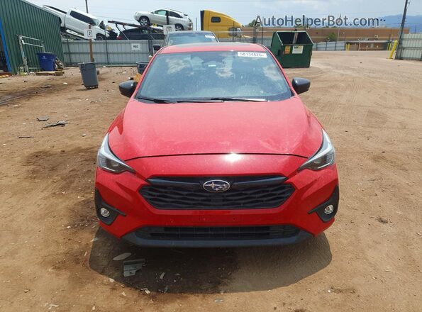 JF1GUHJC0R8235853 2024 SUBARU IMPREZA Red Vista frontal