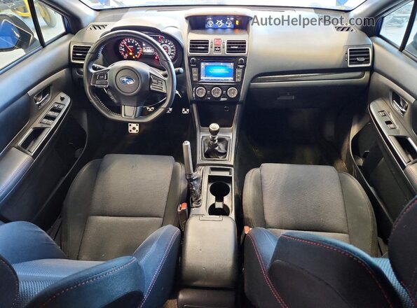 JF1VA1A60K9823141 2019 SUBARU WRX Синий Вид панели приборов