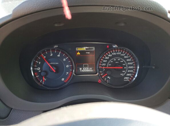 JF1VA1A65L9811049 2020 SUBARU WRX Black Widok zestawu wskaźników