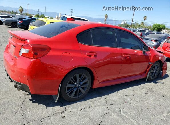 JF1VA1B60H9831375 2017 SUBARU WRX Red Tył prawy