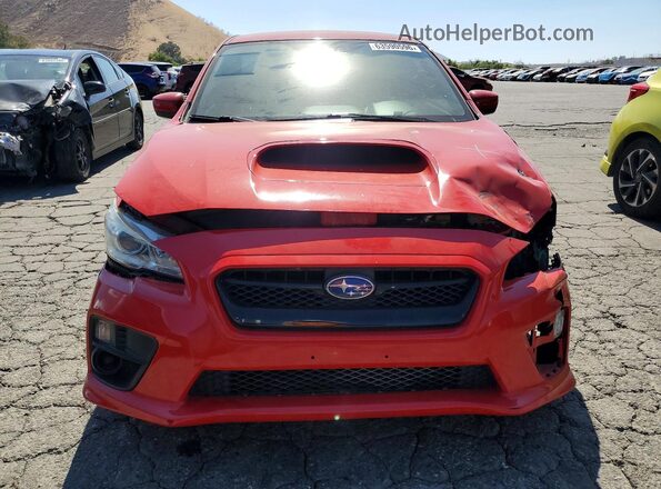 JF1VA1B60H9831375 2017 SUBARU WRX Red Widok z przodu