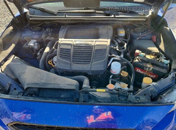 JF1VA1B69K9823377 2019 SUBARU WRX Blue Widok wnętrza z tyłu