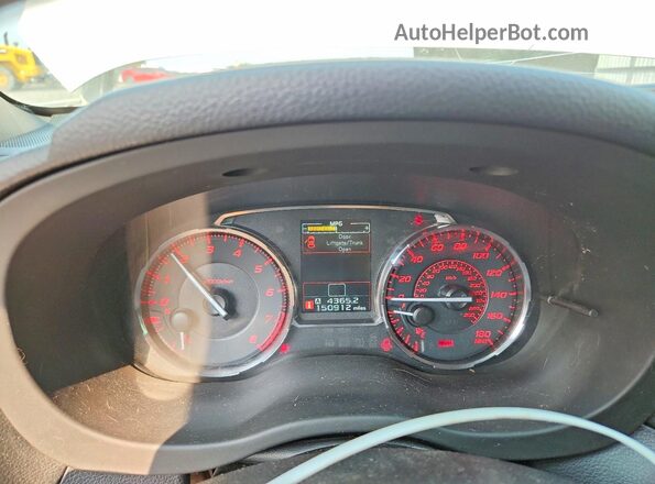 JF1VA1B6XG9802108 2016 SUBARU WRX White Սարքավորումների վահանակի տեսք