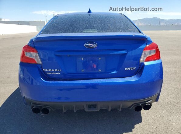 JF1VA1C61J8813428 2018 SUBARU WRX Blue Rear view