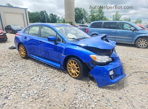 JF1VA1C63M9813557 2021 SUBARU WRX Синий Передняя правая четверть