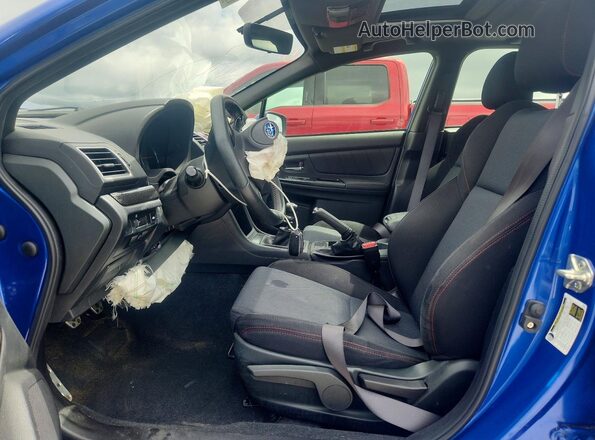 JF1VA1C63M9813557 2021 SUBARU WRX Синий Вид салона спереди