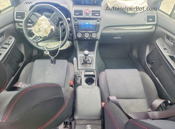 JF1VA1C63M9813557 2021 SUBARU WRX Синий Вид панели приборов