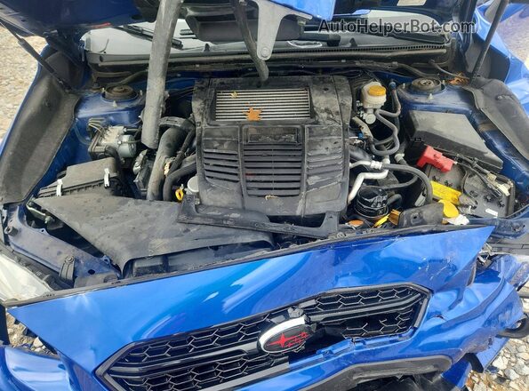 JF1VA1C63M9813557 2021 SUBARU WRX Синий Вид задней части салона
