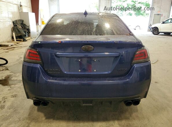 JF1VA1C66L9814166 2020 SUBARU WRX Blue Вид ззаду