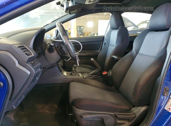 JF1VA1E65G9800147 2016 SUBARU WRX Blue Սալոնի դիմացի տեսք