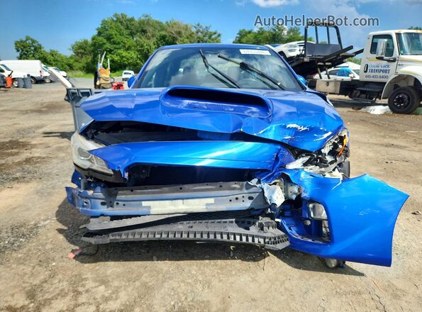 JF1VA1E69G9834821 2016 SUBARU WRX Синий Вид спереди