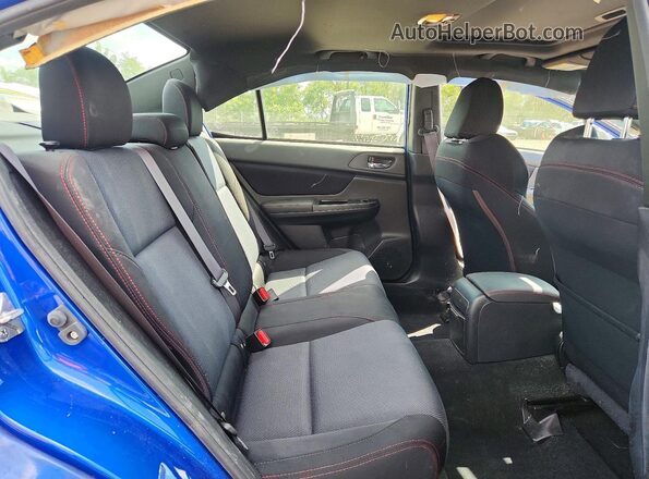 JF1VA1E69G9834821 2016 SUBARU WRX Синий Вид задних сидений