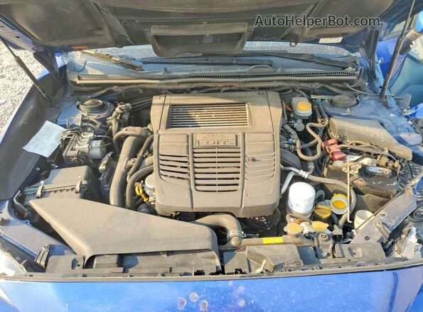 JF1VA1F69K8818650 2019 SUBARU WRX Blue Widok wnętrza z tyłu