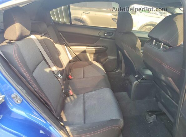 JF1VA1F69K8818650 2019 SUBARU WRX Blue Widok tylnych siedzeń