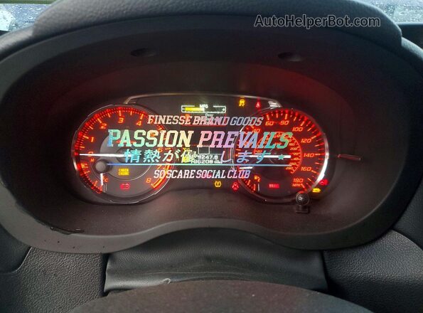 JF1VA1F6XH9806087 2017 SUBARU WRX Blue Vista del cuadro de instrumentos
