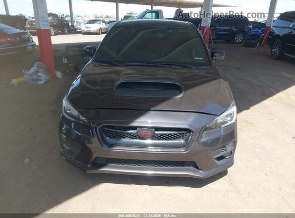 JF1VA1J65G9809145 2016 SUBARU WRX Gray Widok z przodu