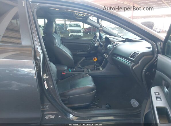 JF1VA1J65G9809145 2016 SUBARU WRX Gray Widok wnętrza z przodu