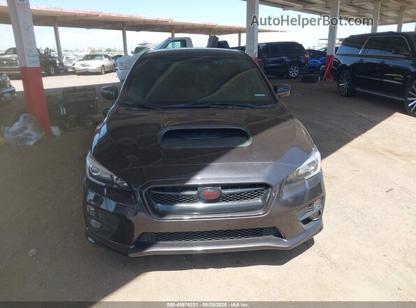 JF1VA1J65G9809145 2016 SUBARU WRX Gray Widok zestawu wskaźników