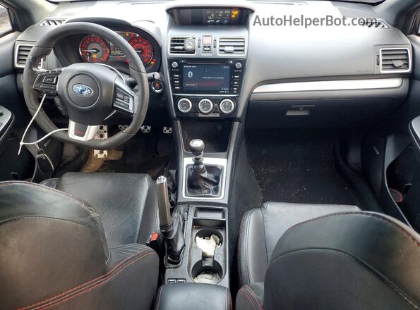 JF1VA1L60G9810281 2016 SUBARU WRX Gray წინა პანელის ხედი