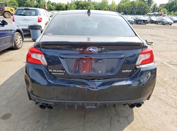 JF1VA1L64H9833418 2017 SUBARU WRX Black Widok z tyłu