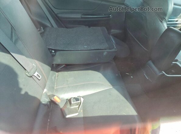 JF1VA1L64H9833418 2017 SUBARU WRX Black Widok tylnych siedzeń