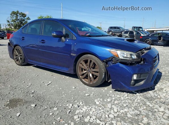 JF1VA1L68H9825841 2017 SUBARU WRX Синий Передняя правая четверть