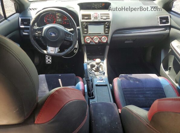 JF1VA2M63G9807864 2016 SUBARU WRX Black Widok deski rozdzielczej