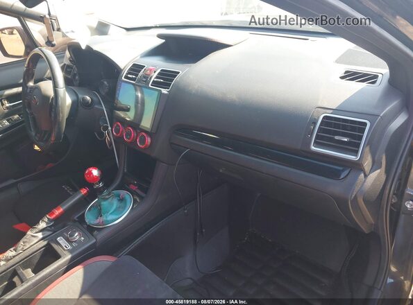JF1VA2M68J9835473 2018 SUBARU WRX STI Gray Вид салону спереду