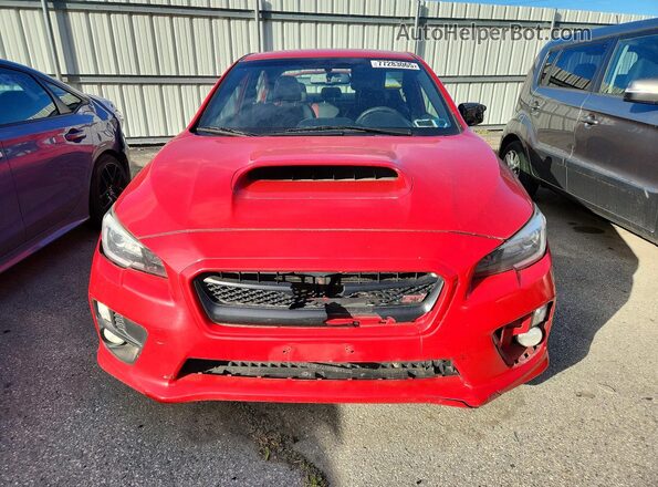 JF1VA2M6XG9834205 2016 SUBARU WRX Red Вид спереду