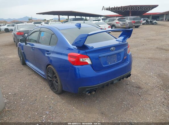 JF1VA2M6XJ9828122 2018 SUBARU WRX STI Blue Հետևի ձախ