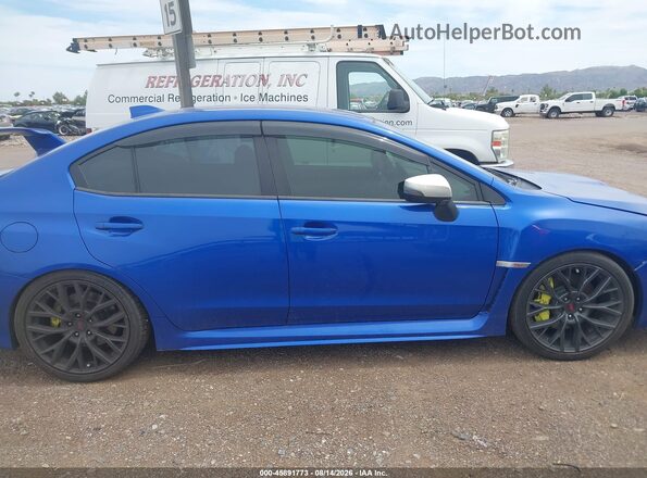 JF1VA2M6XJ9828122 2018 SUBARU WRX STI Blue Սալոնի հետևի տեսք