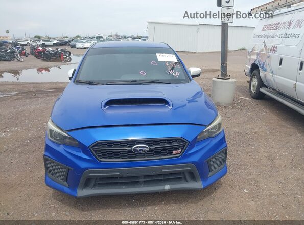 JF1VA2M6XJ9828122 2018 SUBARU WRX STI Blue Սարքավորումների վահանակի տեսք