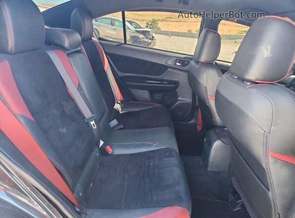 JF1VA2N64J9837963 2018 SUBARU WRX Charcoal Rear seats view