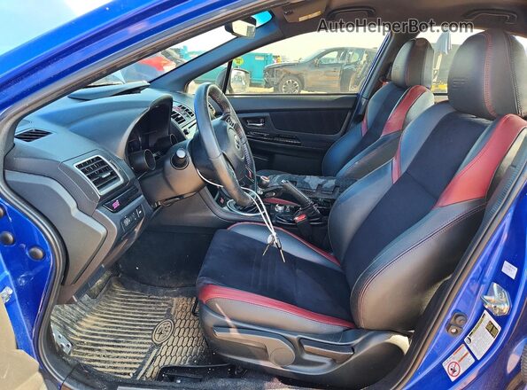 JF1VA2R69K9816764 2019 SUBARU WRX Blue Widok wnętrza z przodu