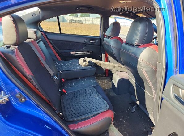 JF1VA2R69K9816764 2019 SUBARU WRX Blue Widok tylnych siedzeń